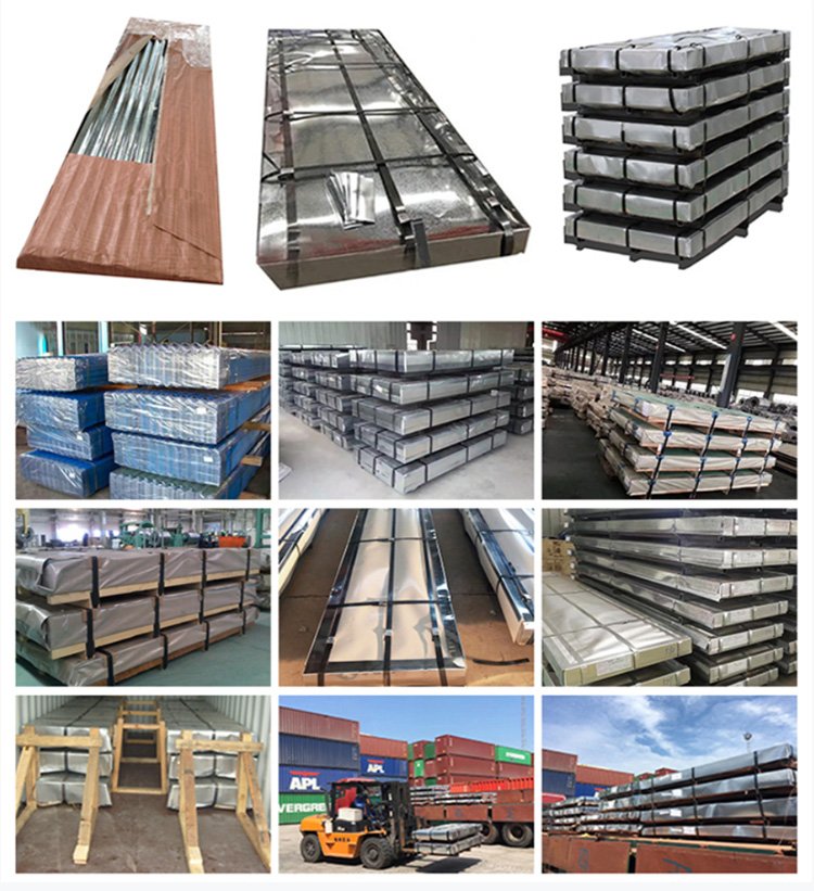 Galvanized corrugated iron sheet packing