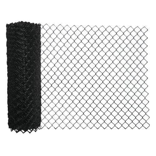 black chain wire fence
