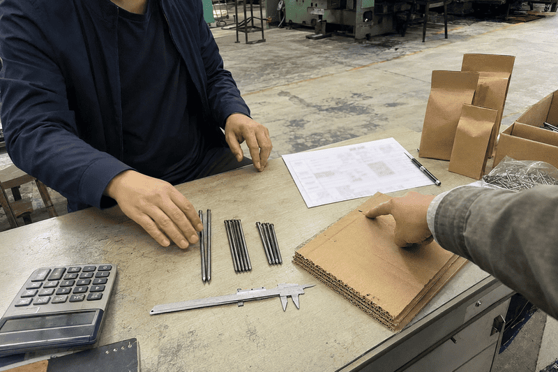 inquiry details for a common nail manufacturer in China
