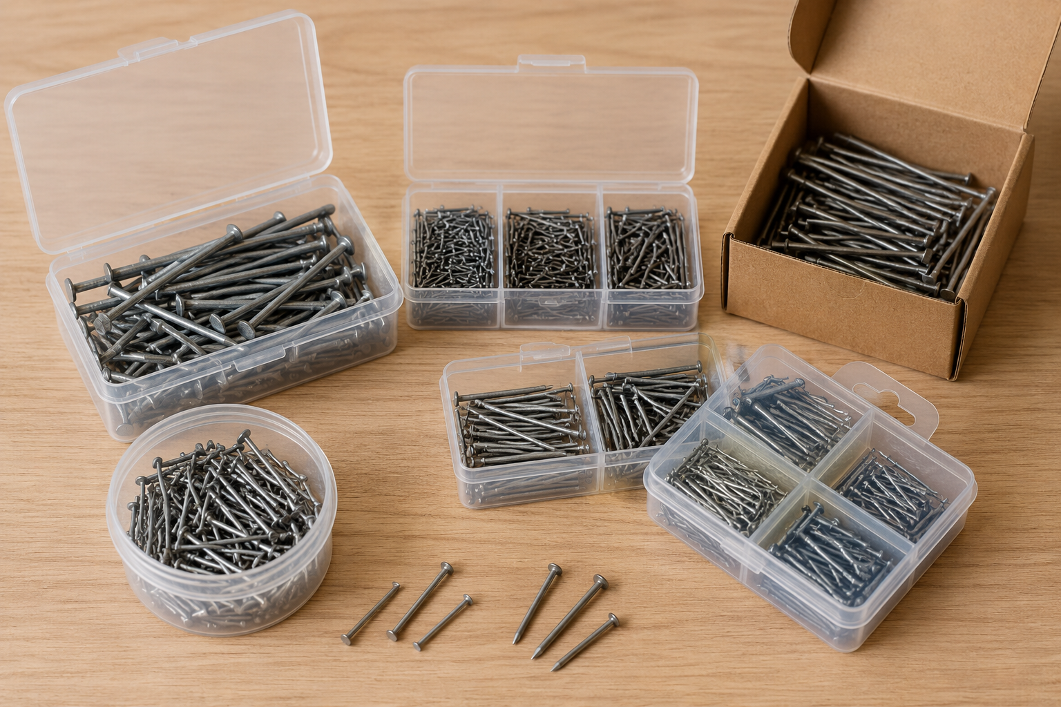 types of nail boxes