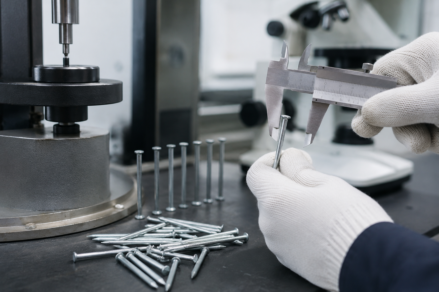 Galvanized Wire Nail Quality Testing