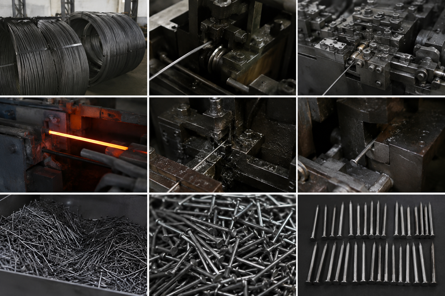 Wire nail manufacturing process