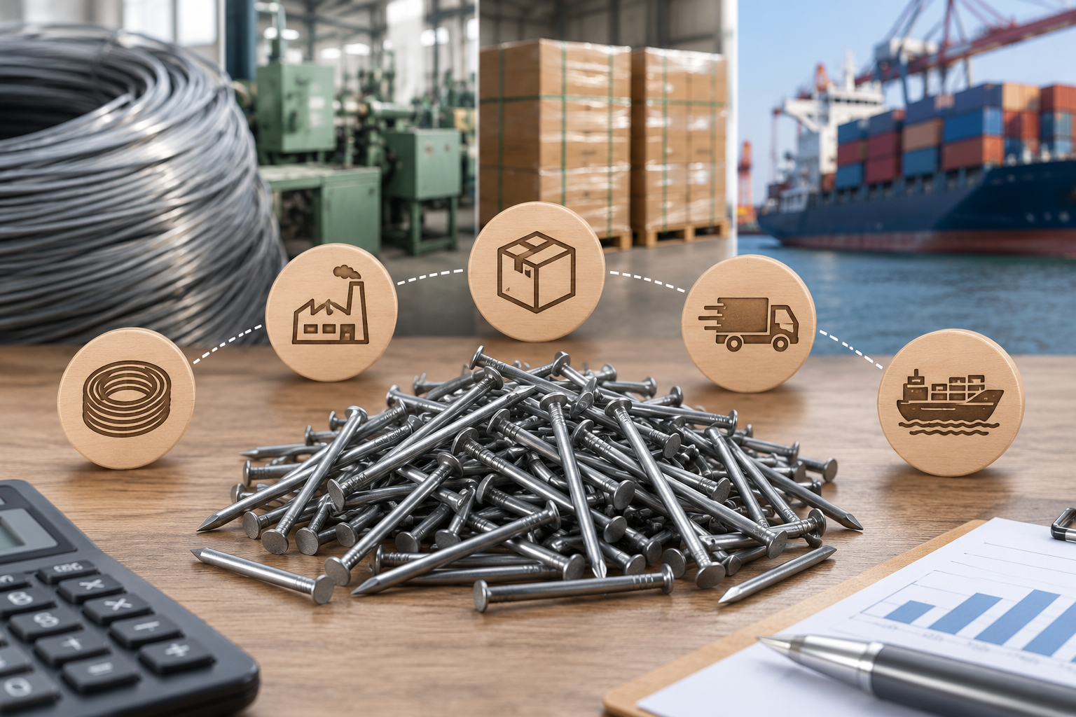 Common wire nail FOB pricing structure Common wire nail price breakdown