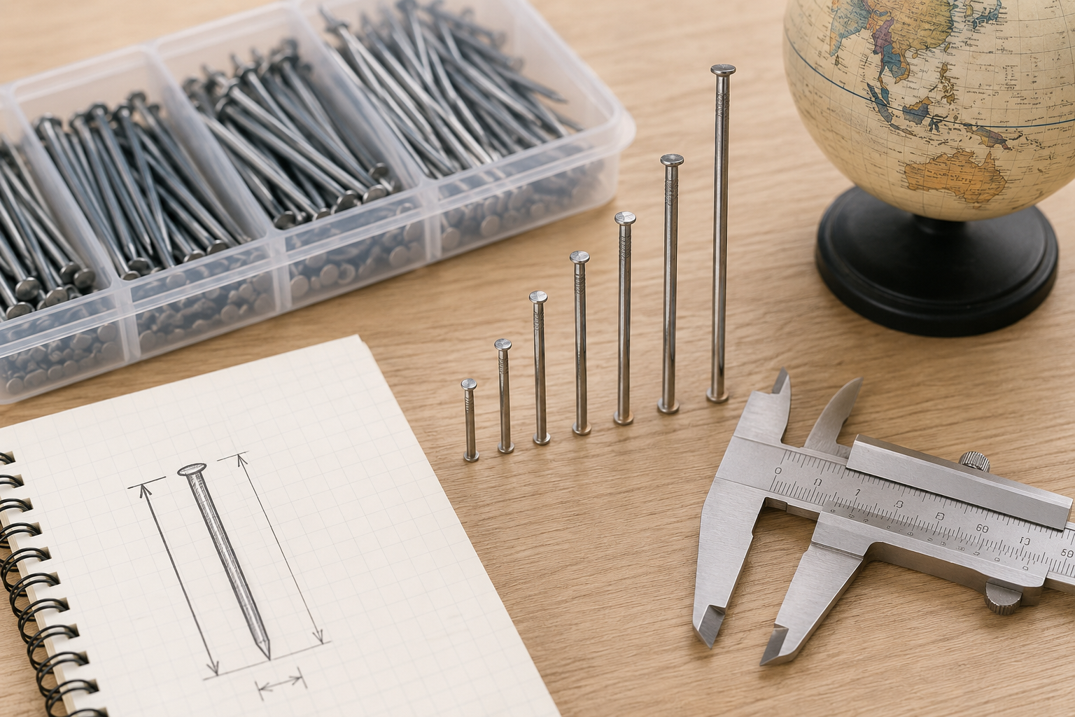 Standard Nail Size Chart