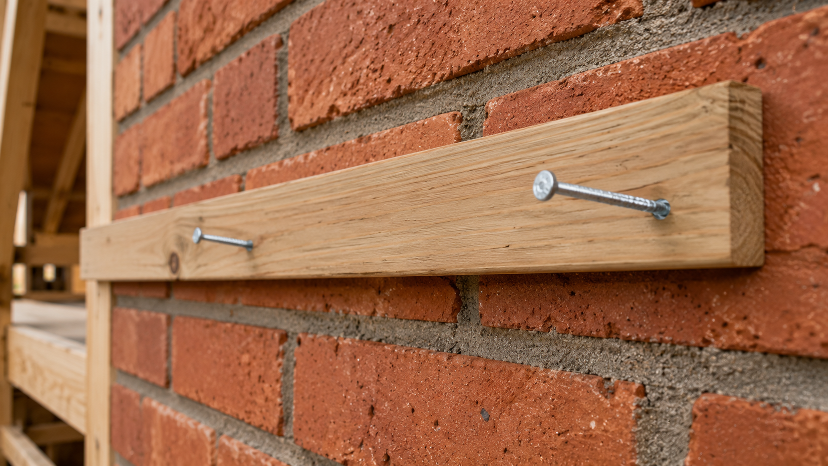 Brick fastening