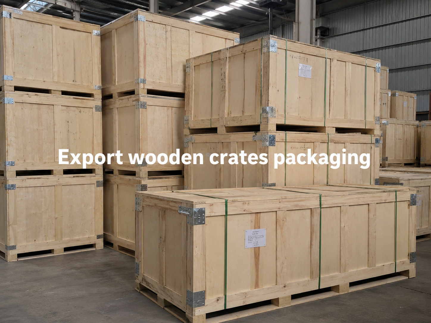 Export wooden crates packaging