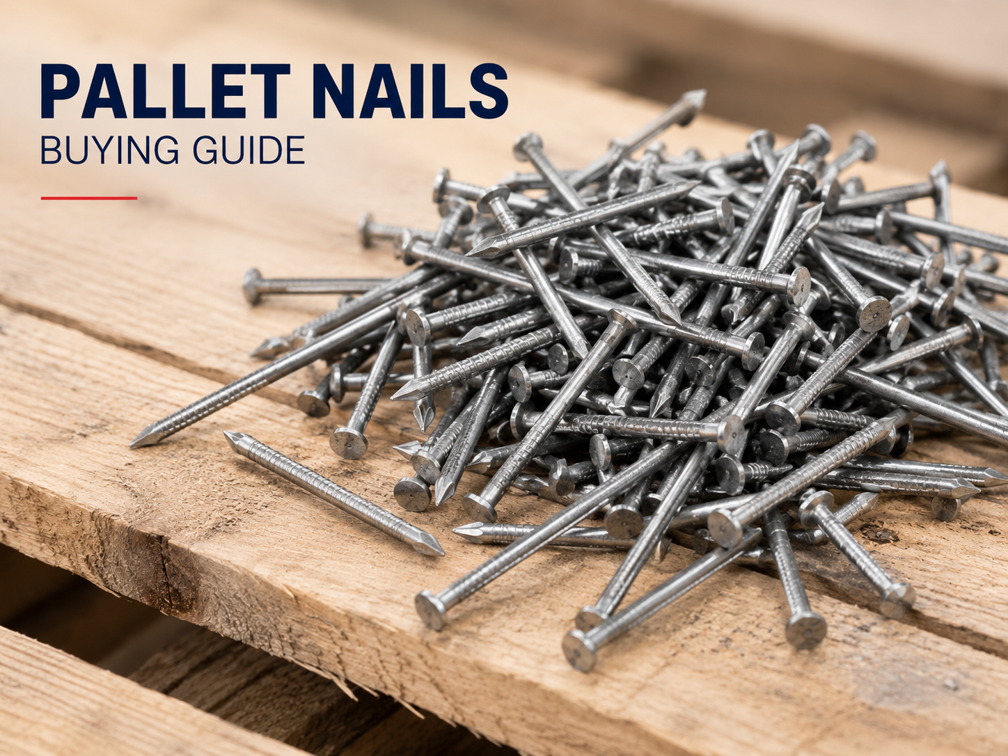 Pallet nails buying guide infographic