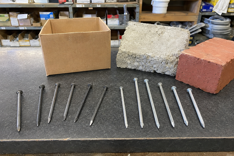 concrete and masonry nails for hardware importers