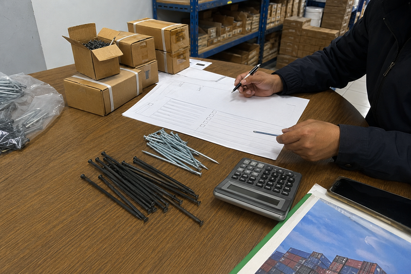 concrete and masonry nails quotation details for importers