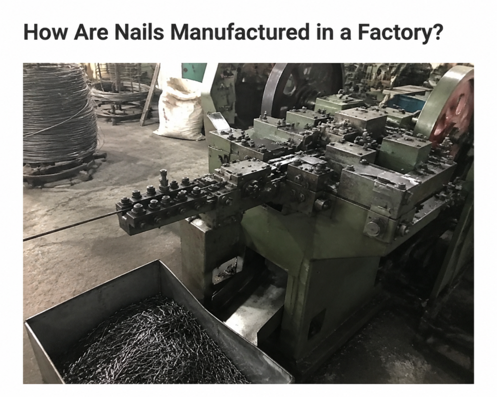 How Are Nails Manufactured in a Factory?
