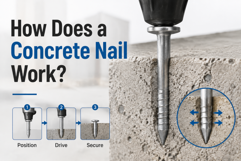 How Does a Concrete Nail Work?