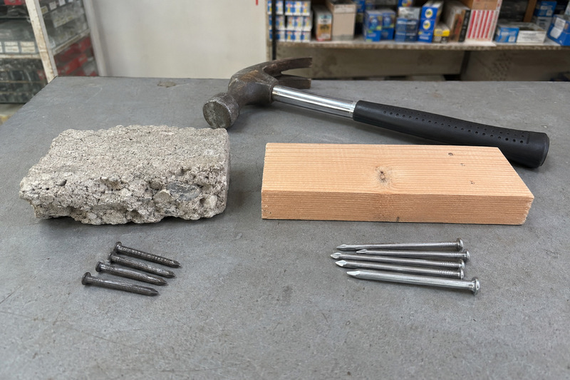 Concrete nails and wood nails comparison difference between concrete and wood nails for hardware buyers