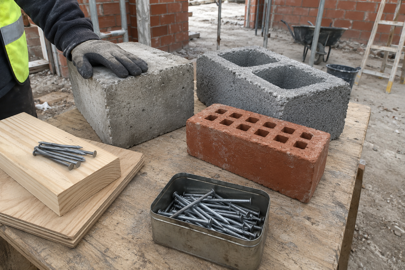 Masonry nails for hard building materials masonry nails for concrete brick and block applications