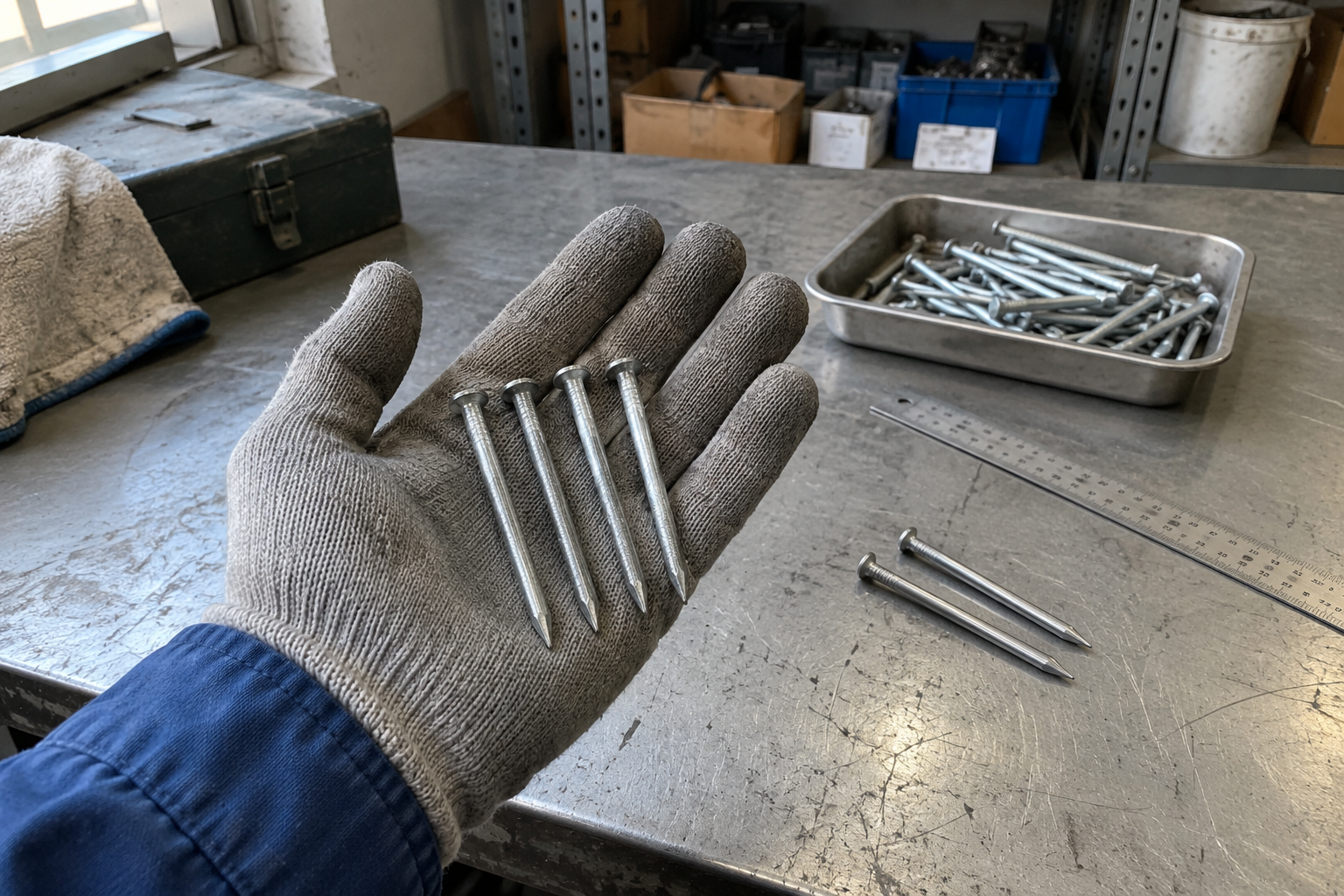 Masonry nails shank design and holding power masonry nails with fluted shank for better holding power in concrete