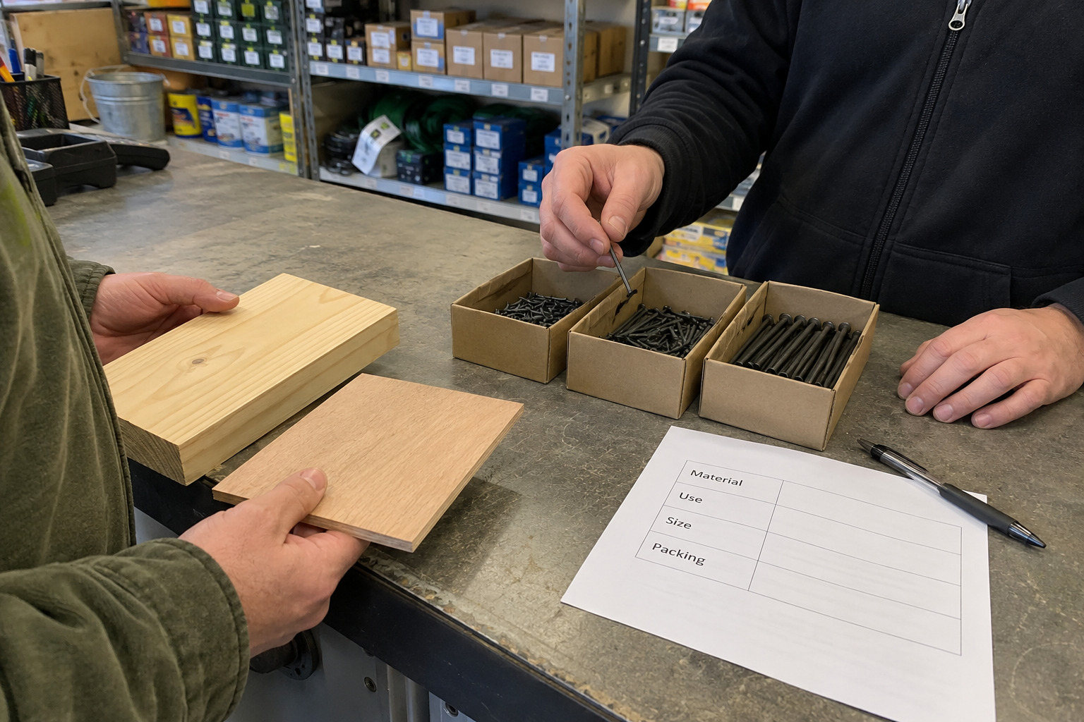Black Steel Nails Applications explained for hardware distributors
