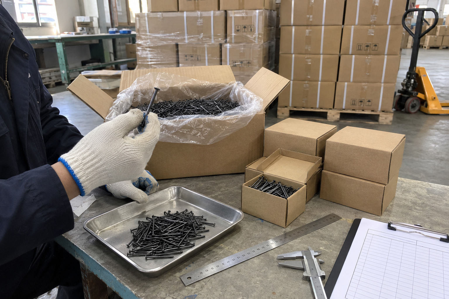 Black steel nails applications supplier evaluation for wholesalers
