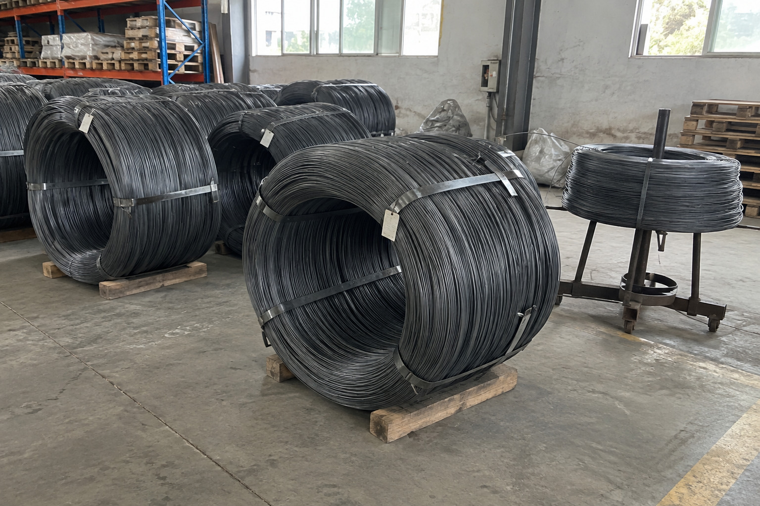 Steel wire raw material