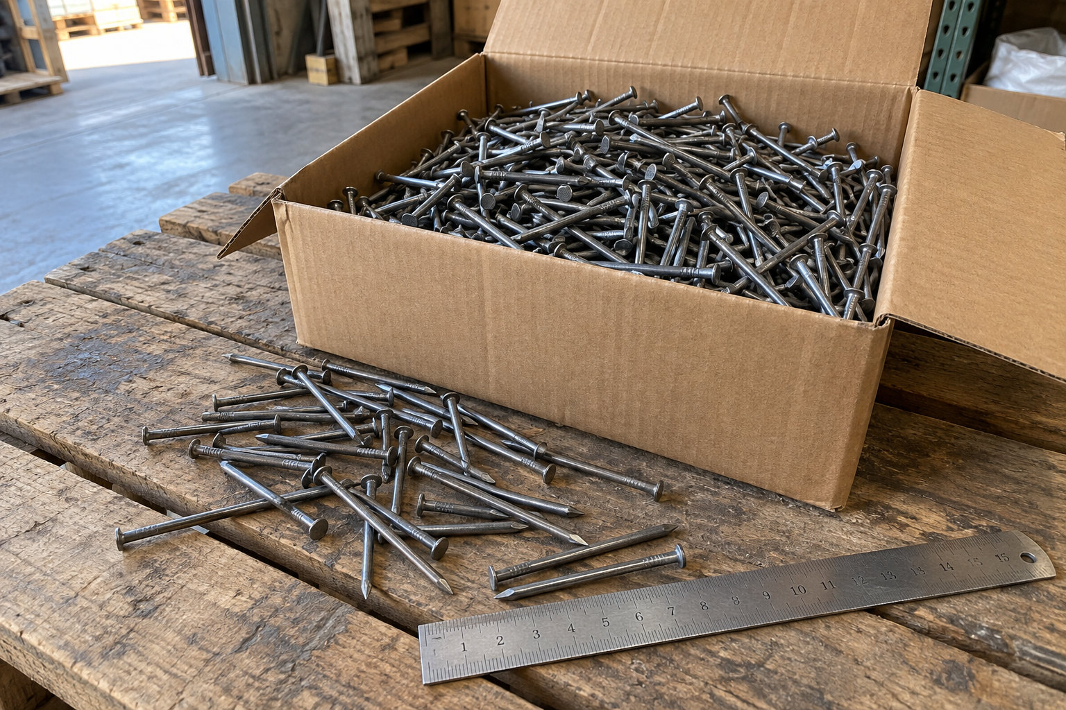 metal nail manufacturing process and steel nail types comparison