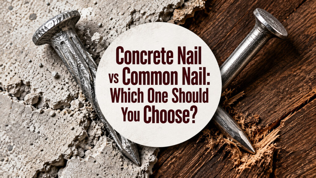 Concrete Nail vs Common Nail: Which One Should You Choose?