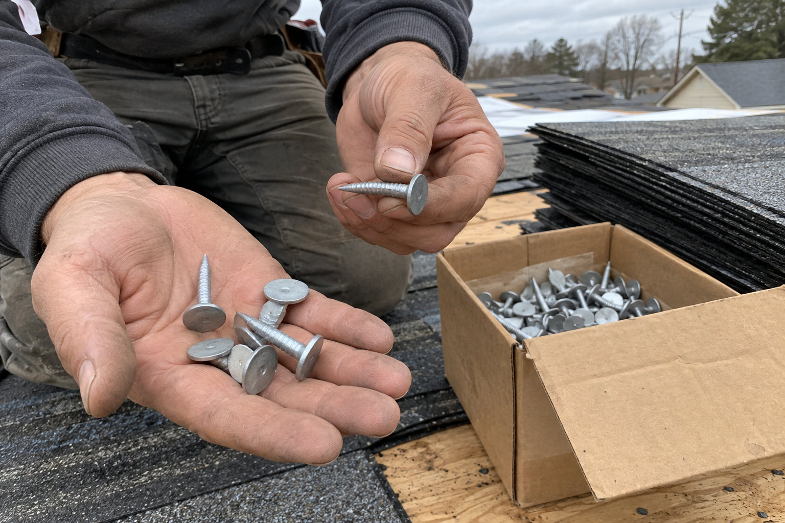 roofing nails galvanized wide head nail types for construction