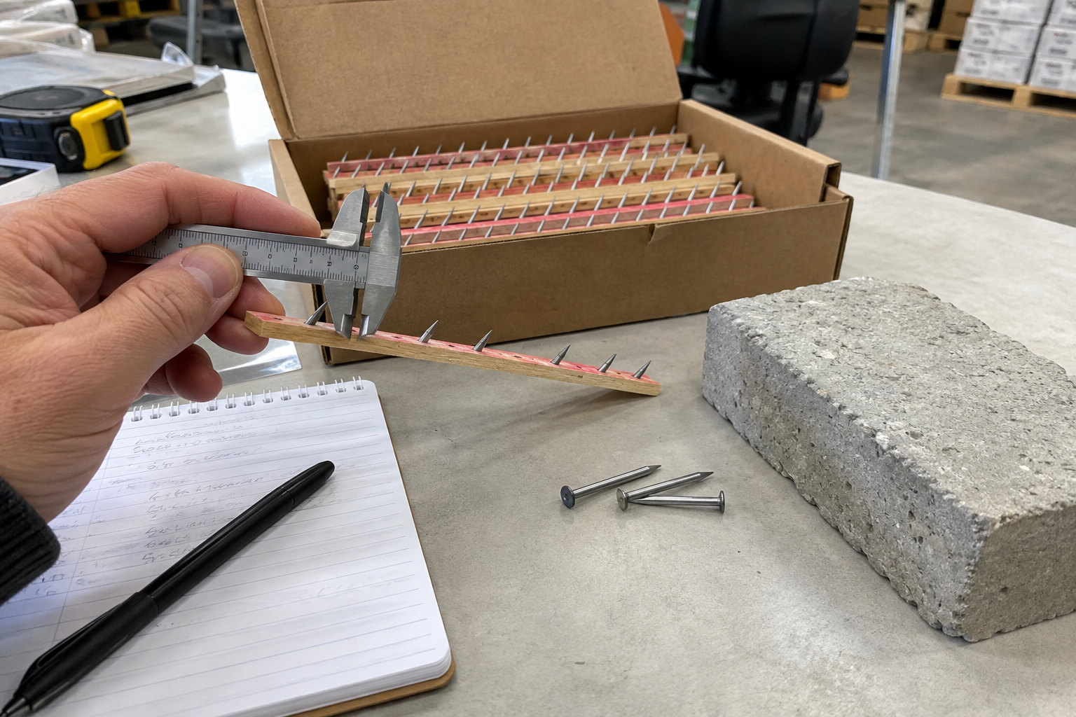 Pre-order specification checklist for concrete tack strips concrete tack strip procurement checklist buyer guide