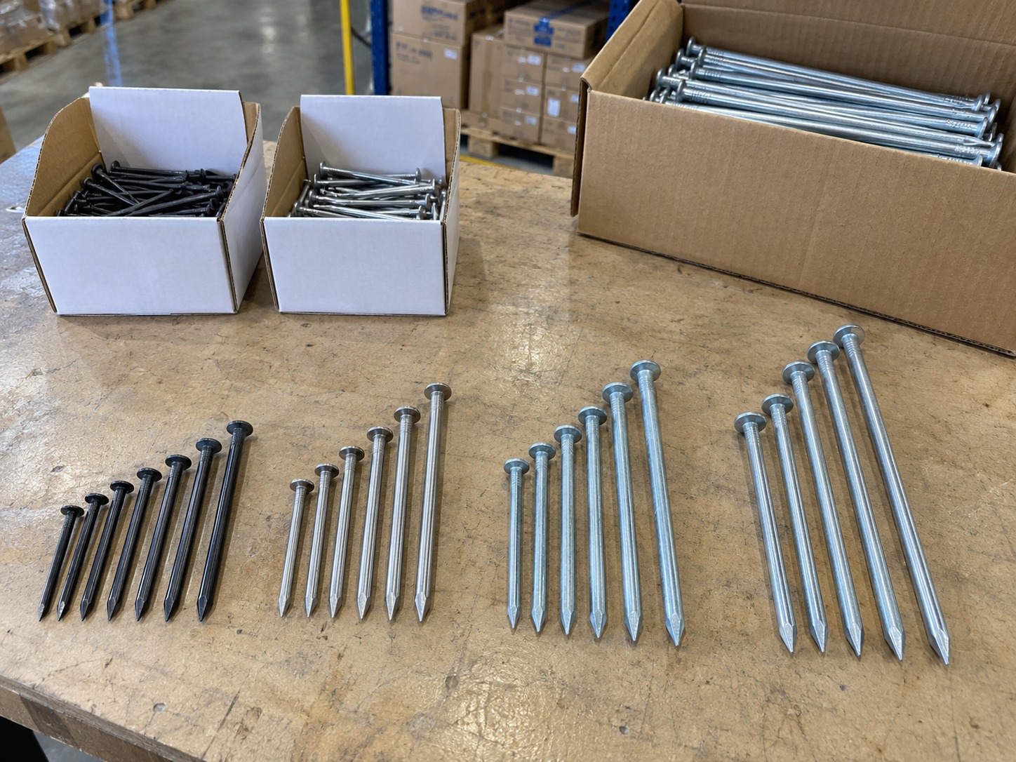 concrete nail specifications for B2B importers and wholesalers