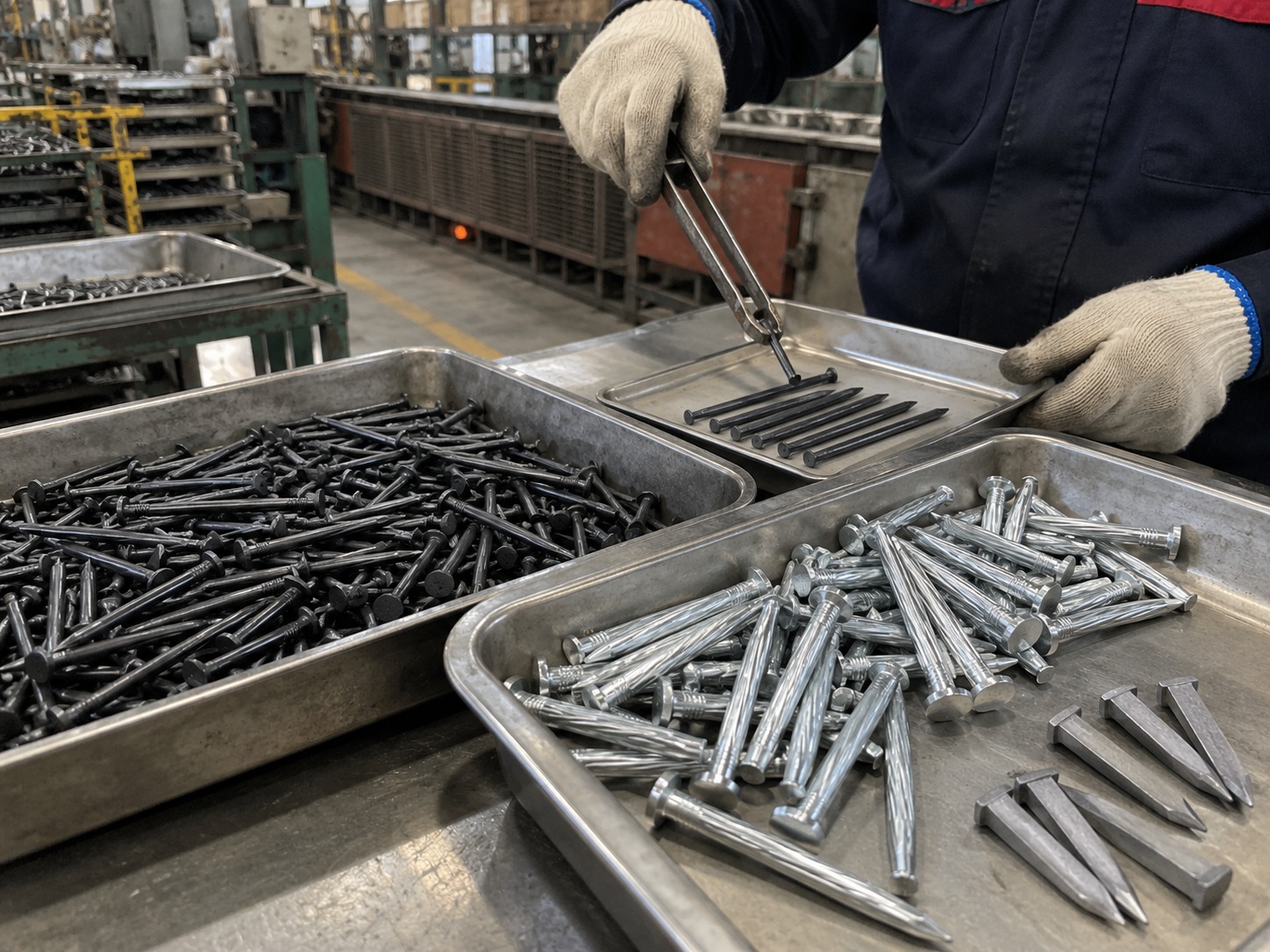 concrete nails and masonry nails material and manufacturing differences