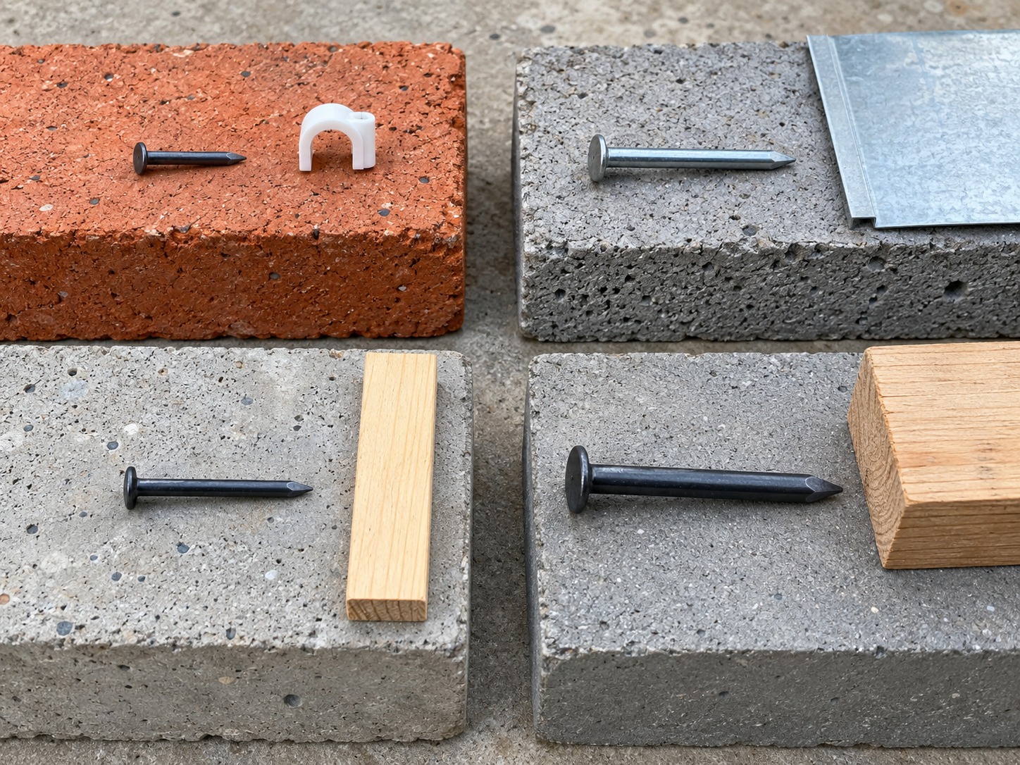 concrete nail specifications for brick masonry and concrete fixing tasks